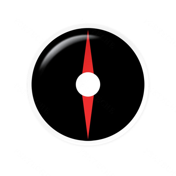 Compass Black Sclera 22mm Costume Yearly Contact Lenses