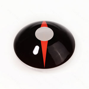 Compass Black Sclera 22mm Costume Yearly Contact Lenses