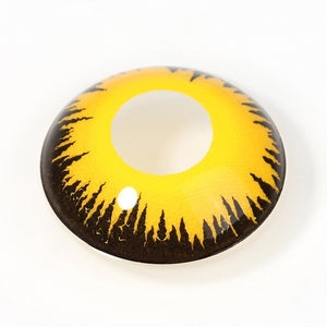Yellow Werewolf Sclera 17mm Costume Yearly Contact Lenses