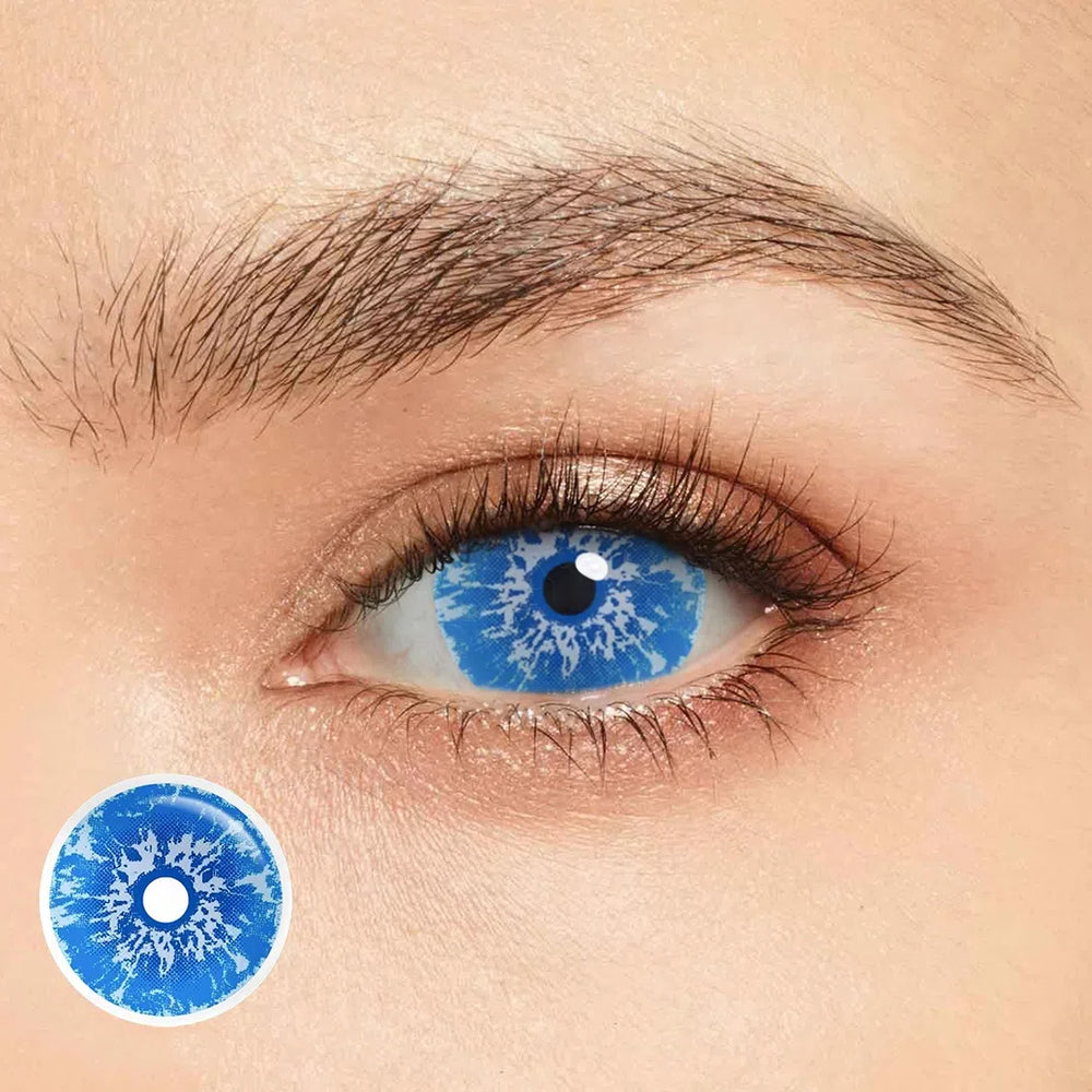 White Walker Blue Sclera 17mm Costume Yearly Contact Lenses
