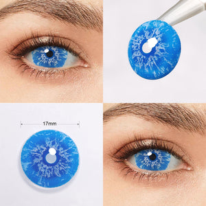 White Walker Blue Sclera 17mm Costume Yearly Contact Lenses