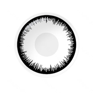 Storm White Sclera 17mm Costume Yearly Contact Lenses