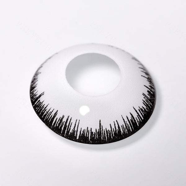 Storm White Sclera 17mm Costume Yearly Contact Lenses