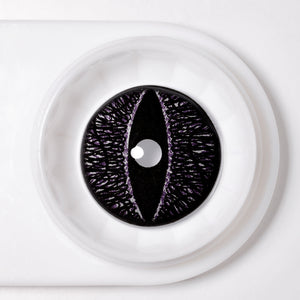 Devil's Eye Black Sclera 17mm Costume Yearly Contact Lenses