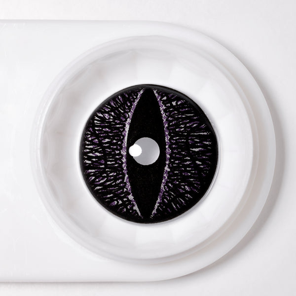 Devil's Eye Black Sclera 17mm Costume Yearly Contact Lenses