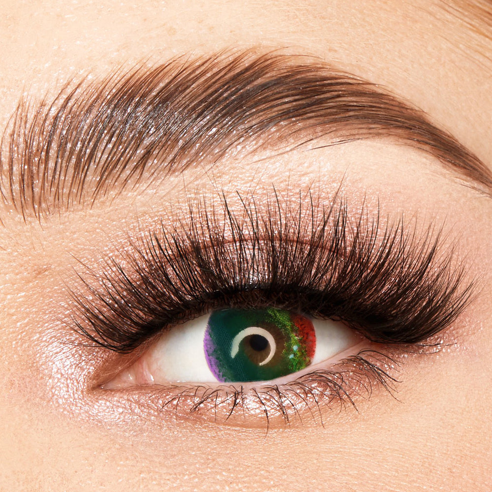 Neon Galaxy Costume Yearly Contact Lenses