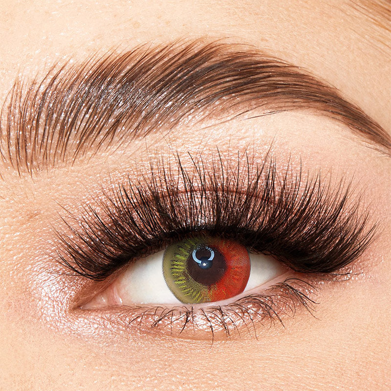 Lunar Earth Red Costume Yearly Contact Lenses