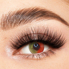 Lunar Earth Red Costume Yearly Contact Lenses