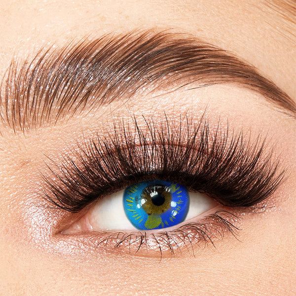 Lunar Earth Blue Costume Yearly Contact Lenses
