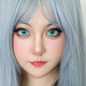 Lunar Earth Green Costume Yearly Contact Lenses