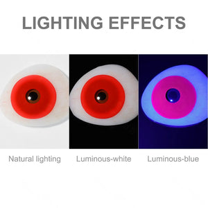 Solid Red Sclera 17mm Costume Yearly Contact Lenses