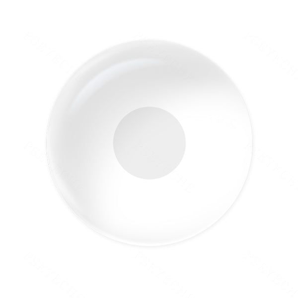 Solid White Sclera 17mm Costume Yearly Contact Lenses