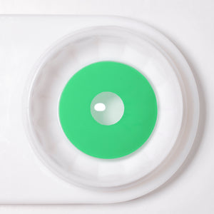 Solid Green Sclera 17mm Costume Yearly Contact Lenses