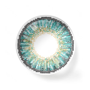 3-Tone Turquoise Yearly Contact Lenses