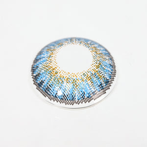 3-Tone Blue Contact Lenses