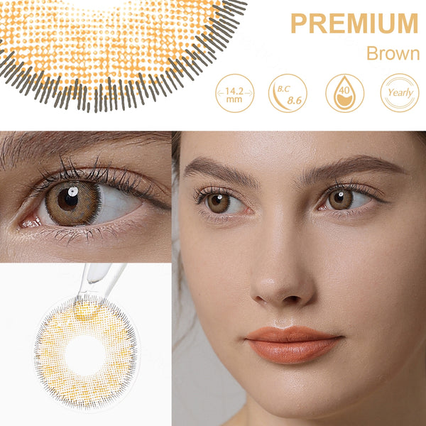 Premium Brown Contact Lenses