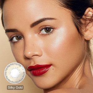 Fantasy Silky Gold Contact Lenses