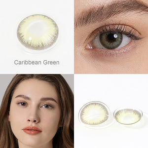 Diamonds Caribbean Green Contact Lenses