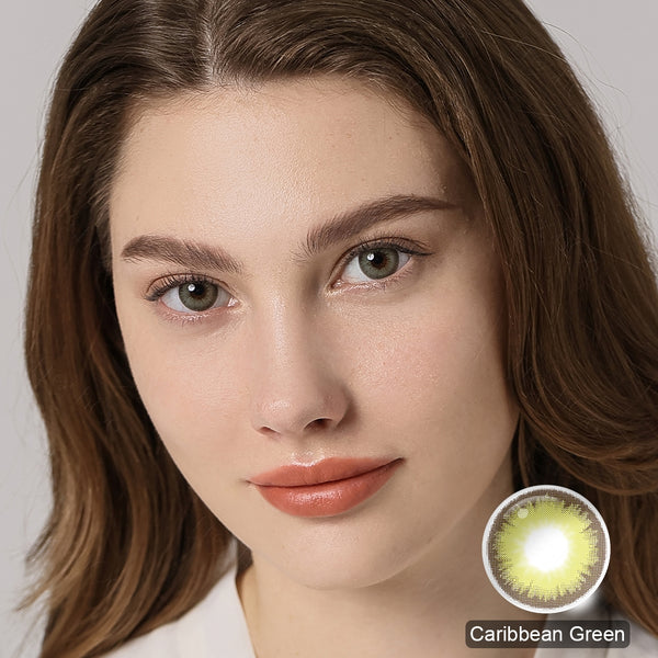 Diamonds Caribbean Green Contact Lenses