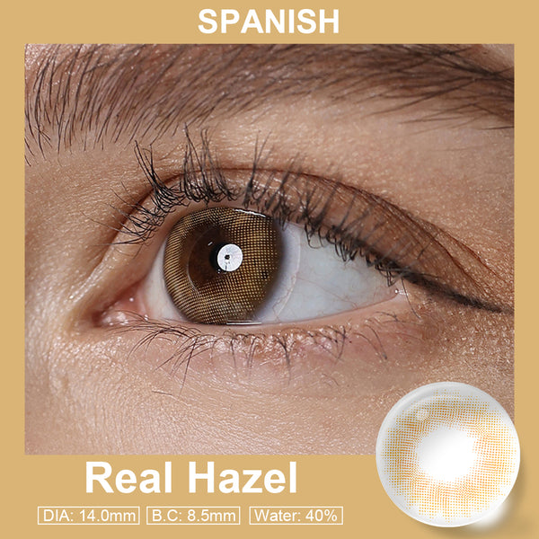 Spanish Real Brown Yearly Contact Lenses