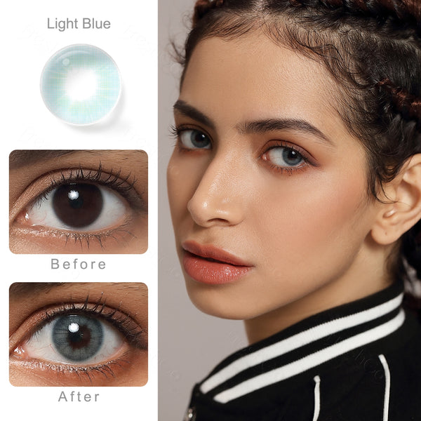 Cloud Light Blue Contact Lenses