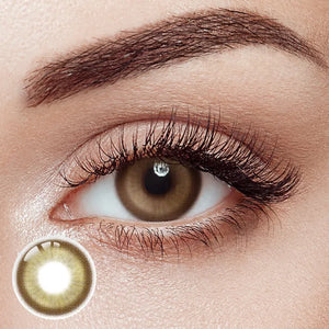 Luminous Brown Prescription Yearly Contact Lenses