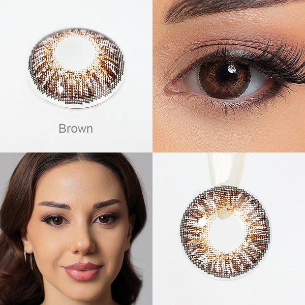 Star Brown 6 Months Contact Lenses