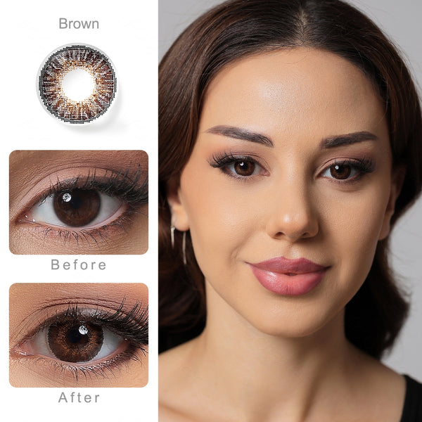 Star Brown 6 Months Contact Lenses
