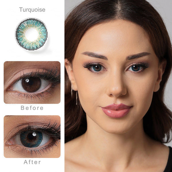 Star Turquoise 6 Months Contact Lenses