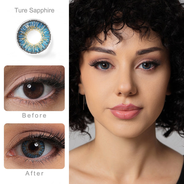 Star True Sapphire 6 Months Contact Lenses