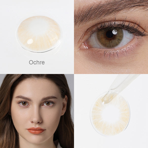 Queen Ochre 6 Months Contact Lenses