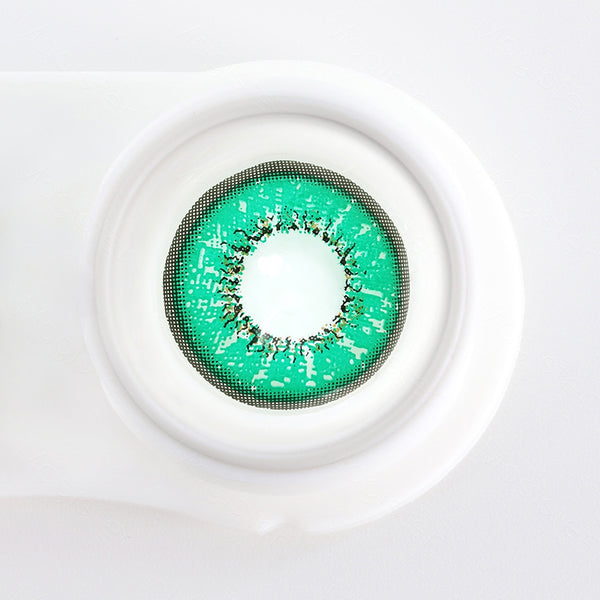 Flame Green Contact Lenses