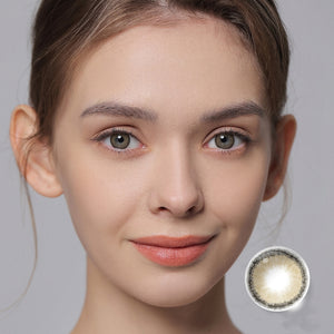 Roze Beige Brown Prescription 6 Months Contact Lenses