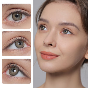 Roze Beige Brown Prescription 6 Months Contact Lenses