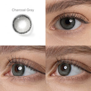 Roze Charcoal Gray Prescription 6 Months Contact Lenses