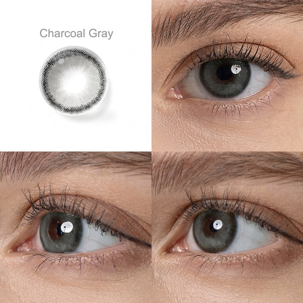 Roze Charcoal Gray Prescription 6 Months Contact Lenses