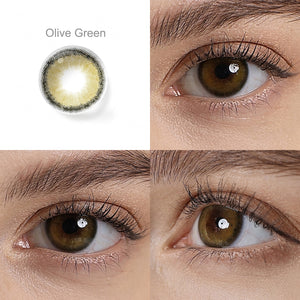 Roze Olive Green 6 Months Contact Lenses