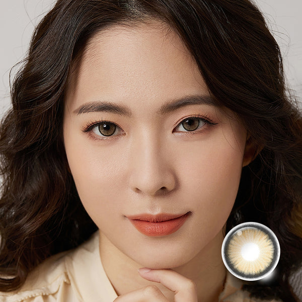 Diamond Candy Brown Prescription 6 Months Contact Lenses