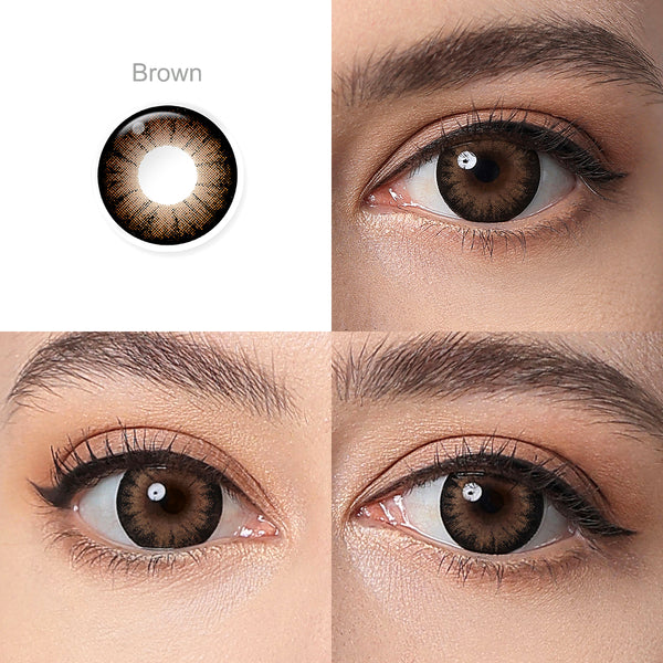 Supersize Brown Prescription 6 Months Contact Lenses
