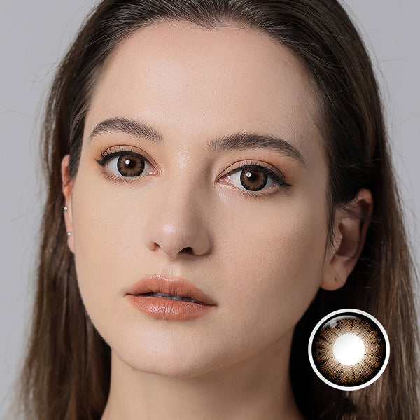 Supersize Brown Prescription 6 Months Contact Lenses