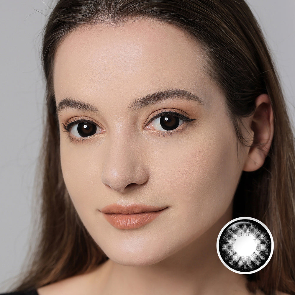 Supersize Black Yearly Contact Lenses