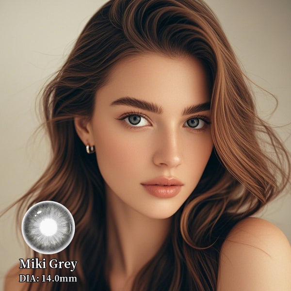 Miki Gray Yearly Contact Lenses