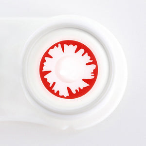 Demon White Costume Yearly Contact Lenses