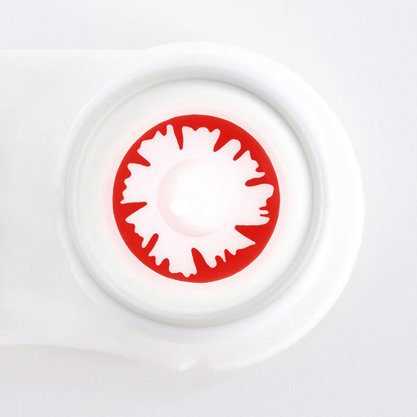 Demon White Costume Yearly Contact Lenses