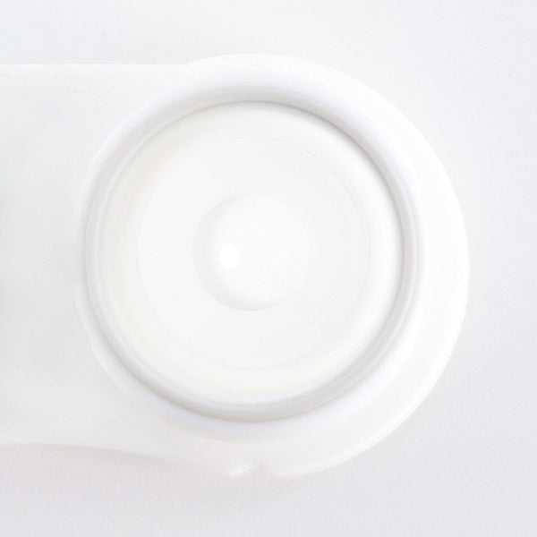 Pure White Costume Prescription Yearly Contact Lenses