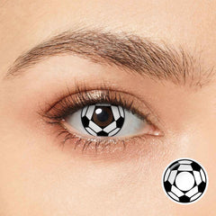 Soccer Dream Costume Yearly Contact Lenses | 2 Pcs