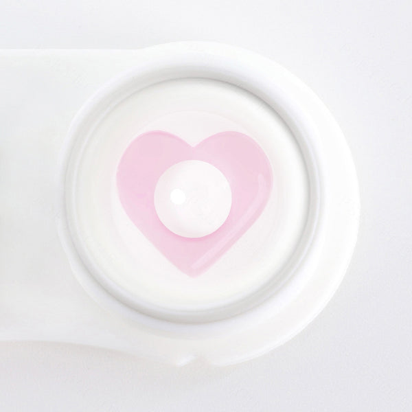 Falling in Love Pink Costume Yearly Contact Lenses