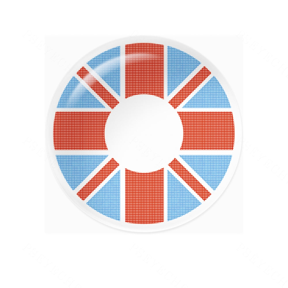 British Flair Costume Yearly Contact Lenses | 2 Pcs