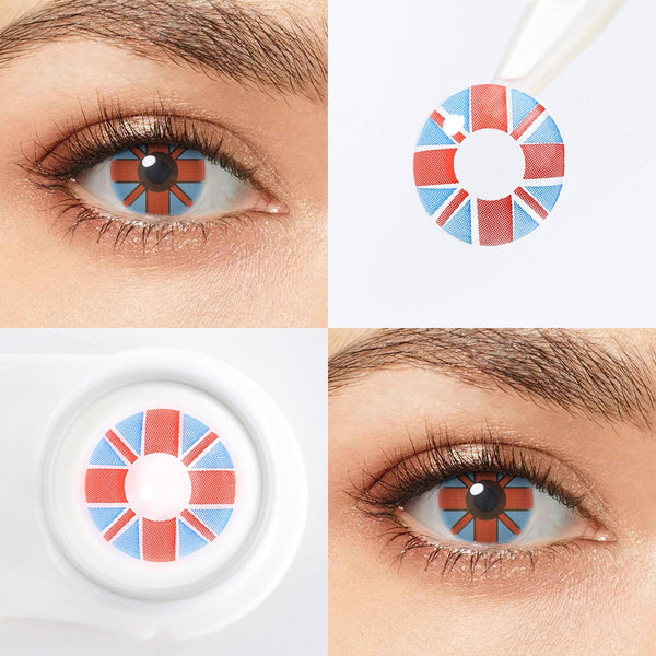 British Flair Costume Yearly Contact Lenses | 2 Pcs