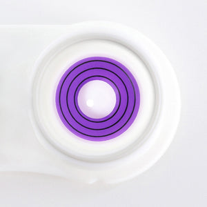 Circle Purple Costume Prescription Yearly Contact Lenses